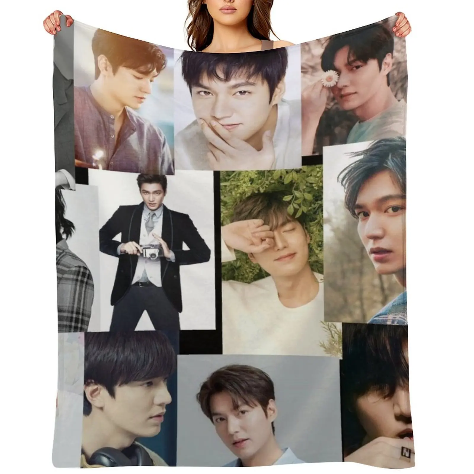 

Lee min ho Throw Blanket For Sofa Thin Shaggy Summer Beddings Beautifuls Blankets