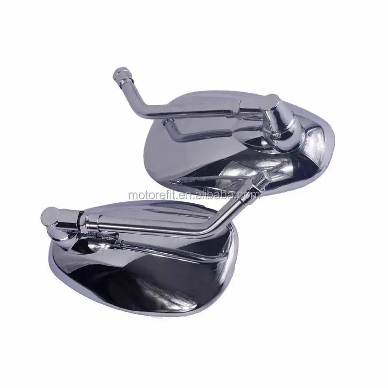 1 زوج اليد الجانب مرايا الرؤية الخلفية صالح لهوندا الظل المتمردين VTX VT CB كروز دراجة نارية مرآة #2