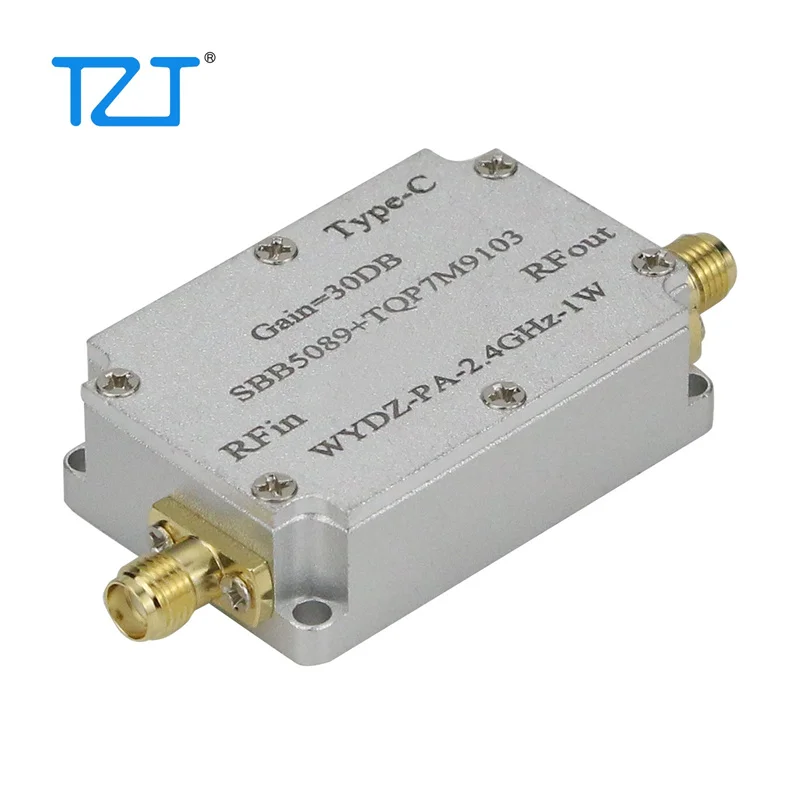 TZT SBB5089 + amplificatore di potenza a microonde TQP7M9103 modulo amplificatore di potenza RF 30DB WYDZ-PA-2.4GHz-1W