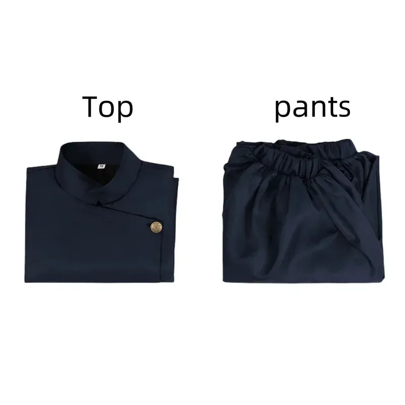 Jujutsu Kaisen Geto Suguru Cosplay Anime Costume Nero Uniforme scolastica Parrucca Vestito Costumi di Halloween da uomo Abbigliamento