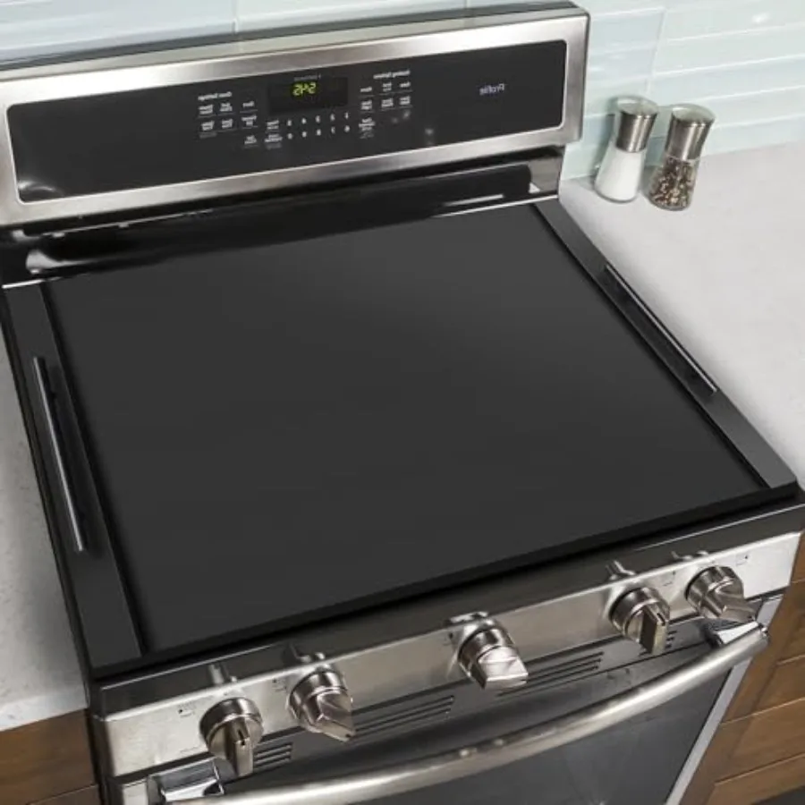 

Noodle Board Stove Cover with Handles Wood Stove Top Covers for Electric/Gas Stoves Counter Space Top Cover Crafted from Solid