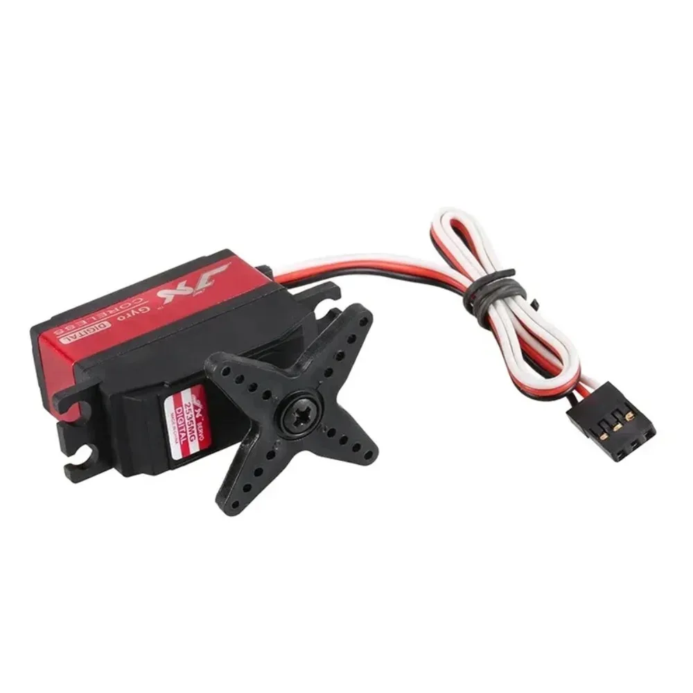 JX PDI-2535MG 25g Metal Gear Digital Coreless Gyro Tail Servo para RC 450 500 Helicóptero Avião de asa fixa