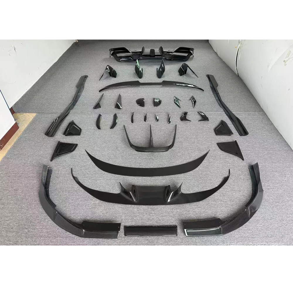 MSY Style Carbon Fiber Body Kit for F8 to M Style Carbon Fiber for F8 Diffuser Wind Body Kit