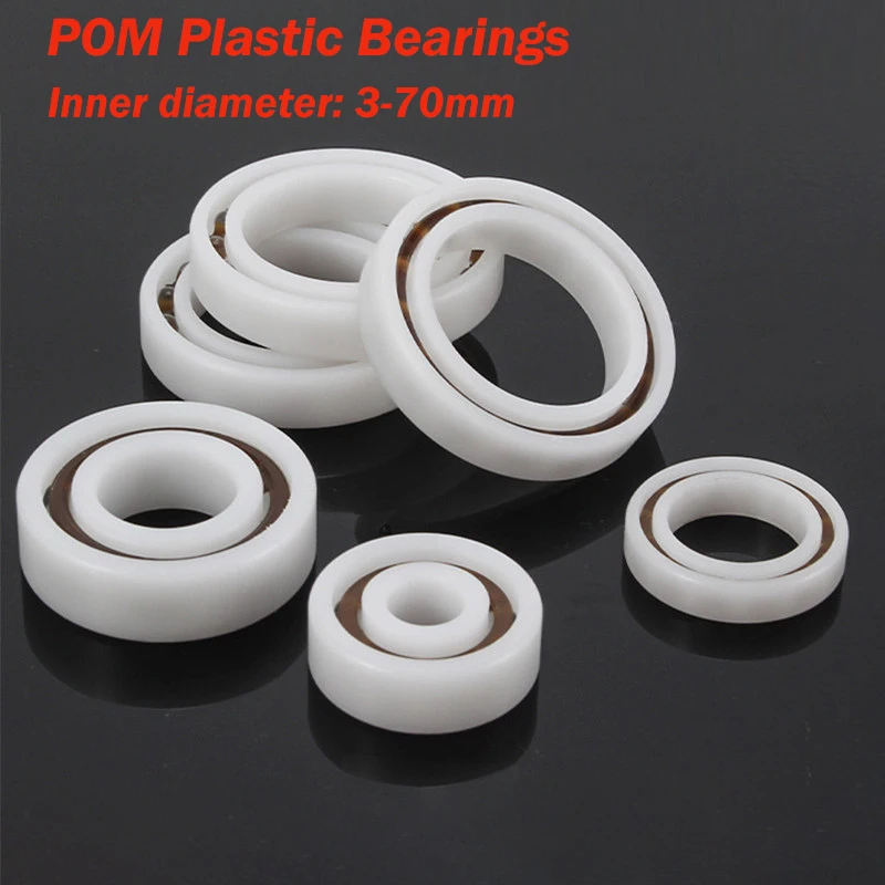 1/2/5/10pcs POM Plastic Bearings 693 694 695 696 697 698 699 6009~6914 Waterproof Insulation Corrosion-resistant Acid And Alkali