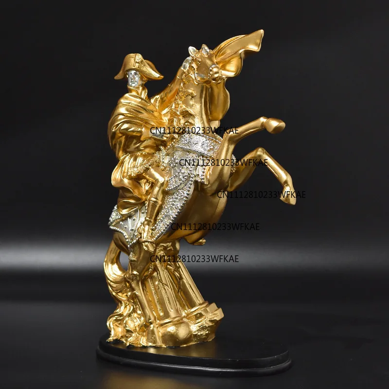 Nordic figure sculpture knight home living room decoration office bookcase resin handicraft ornament