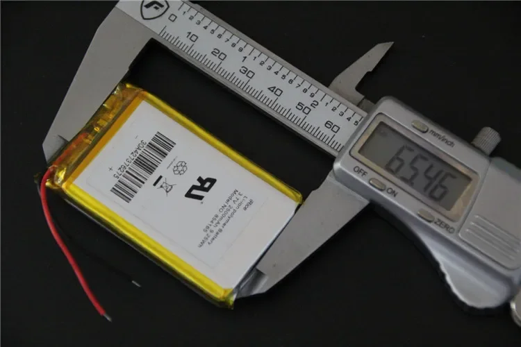 リチウムポリマー電池コアクリアランス、充電式リチウムイオン電池、DIYモバイル電源、内蔵2500 ma、3.7v、804065