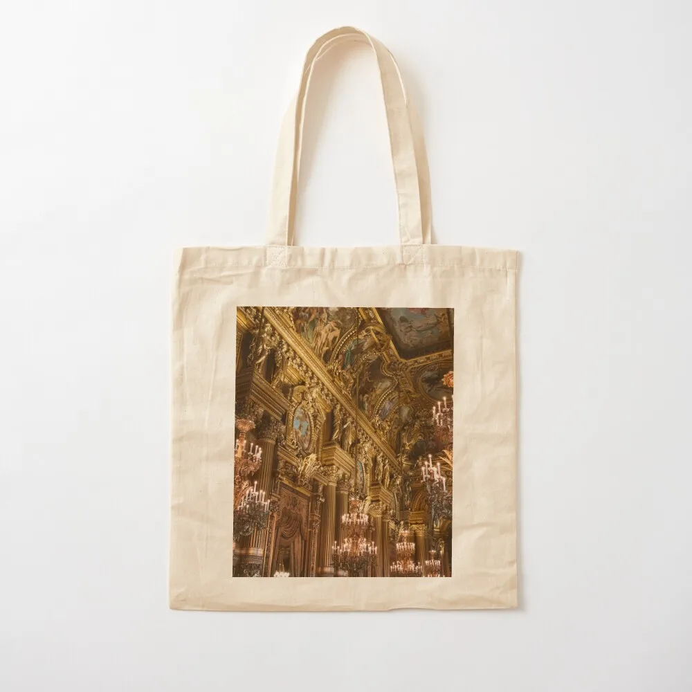 Gold Palace Chandeliers Tote Bag