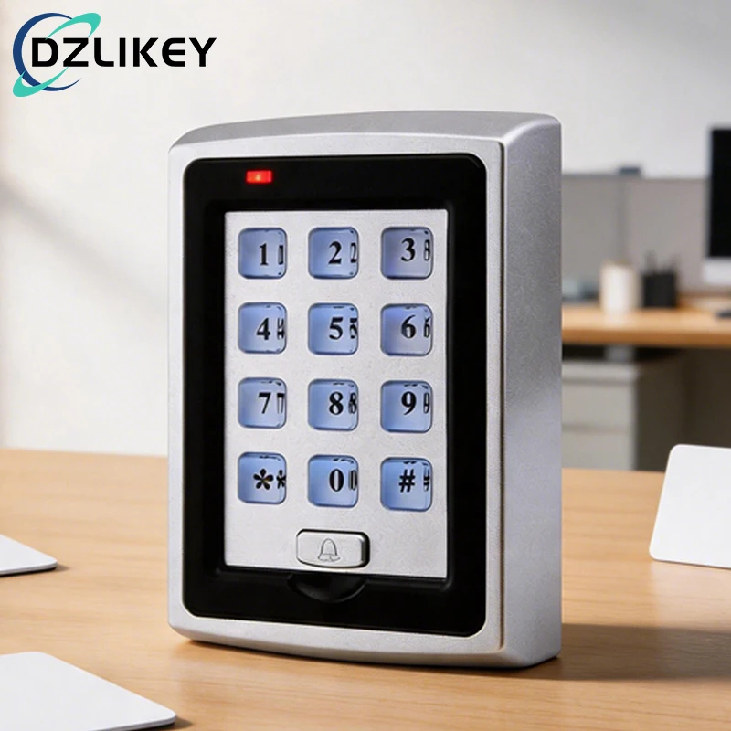 Standalone ID/IC Access Control Machine with Keypad: 2000/10000 Users, Add/Delete by Card or ID, External Reader/Exit Button
