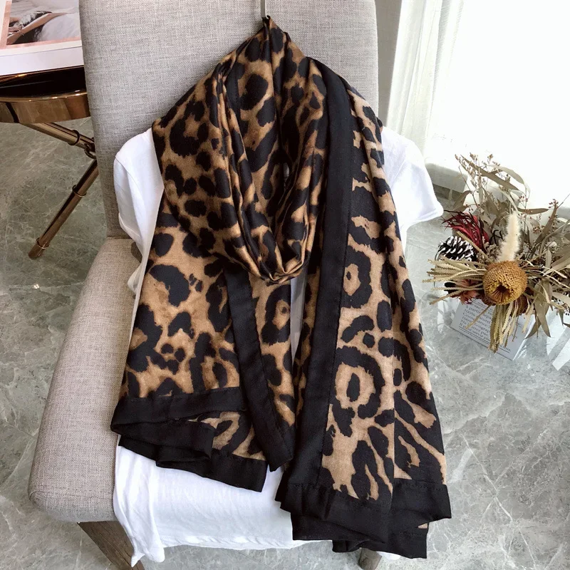 

Luxury Brand Winter Scarf,leopard Scarf Women,Soft Pashminas,shawls and Scarves Muslim Hijab,animal Print Leopardo,cape