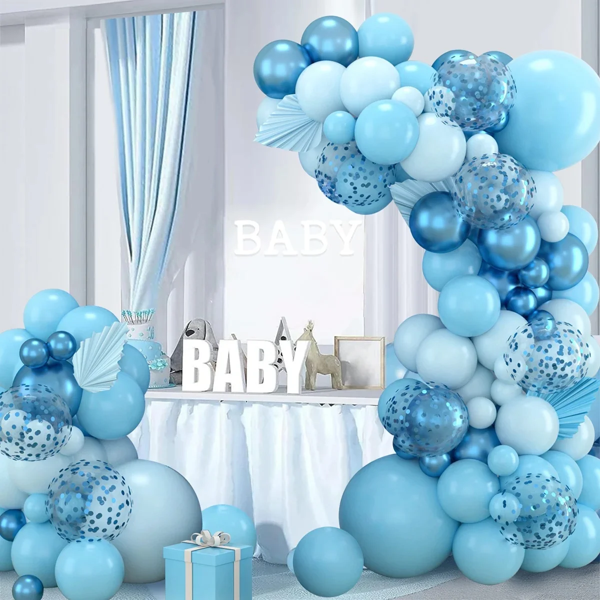 108-teiliges Mehrfarbiges Latex-Ballon-Set Geeignet für Geburtstagsfeiern, Hochzeiten, Valentinstag-Partydekoration