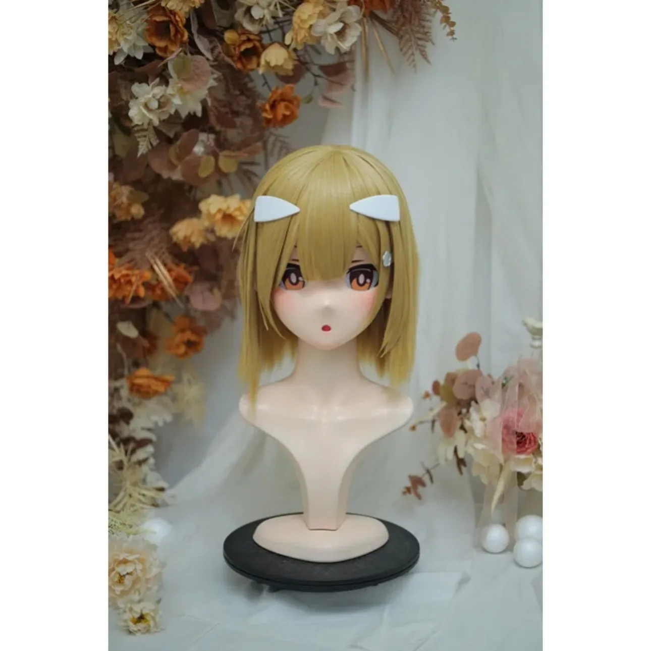 

Kigurumi interchangeable face oc NFD full head with lock cosplay head shell prop