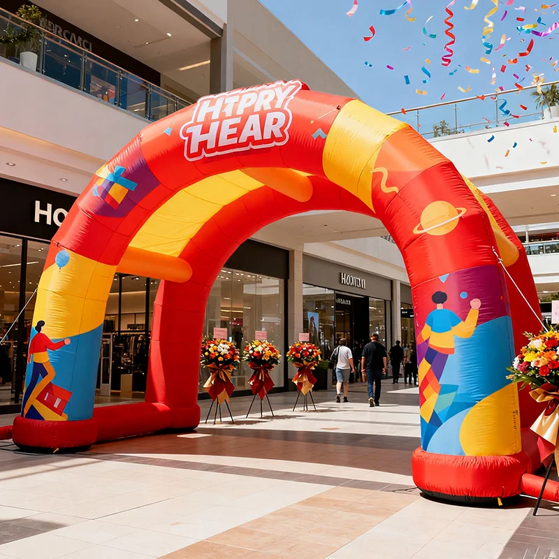 

Outdoor Brand Promotion Inflatable Finish Arch Customized Airtight Inflatable Angled Arch Advertising Inflatable Arch