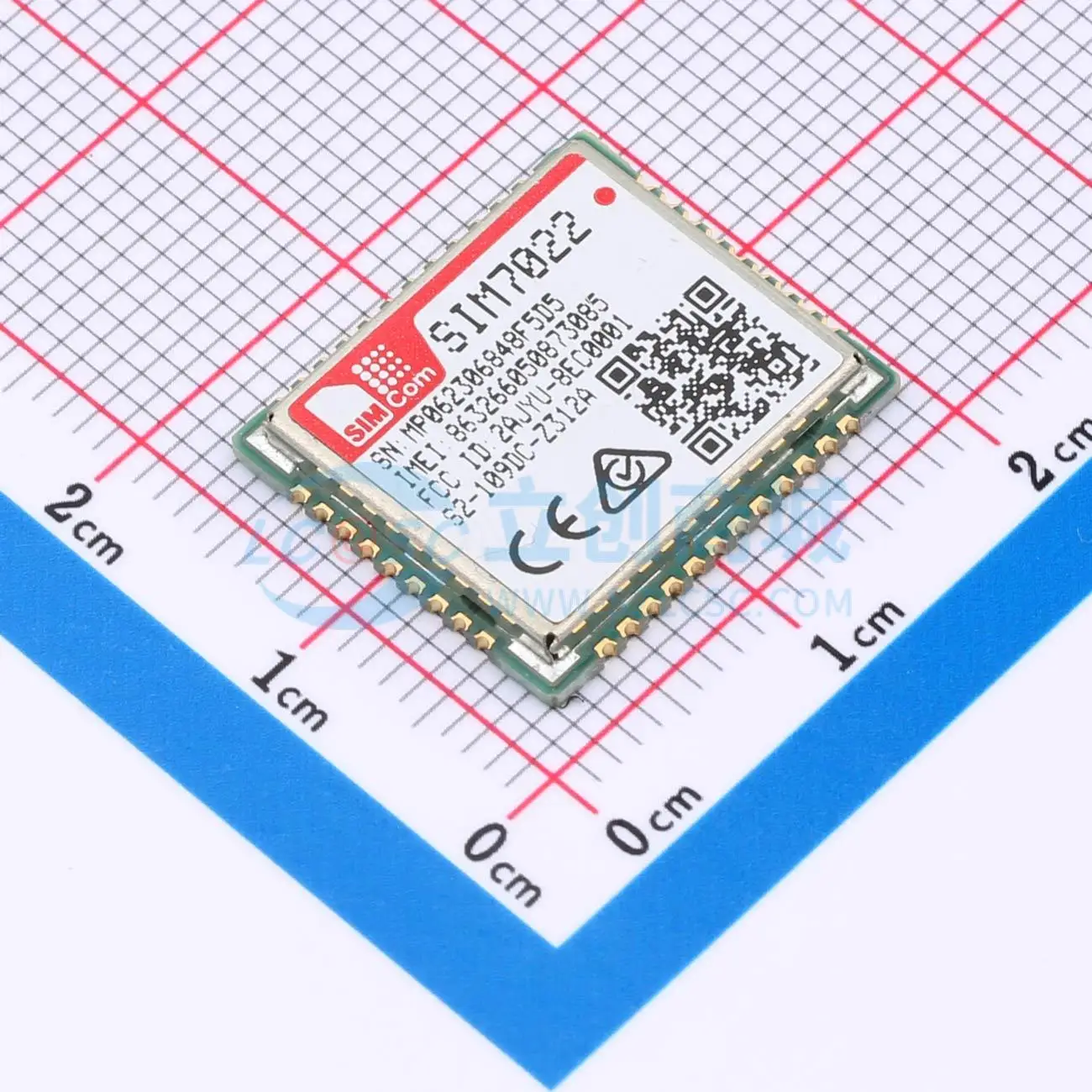 2 PCS SIMCOM SIM7022 Multiband NB-IoT SMT Module UART 2.2-4.3V