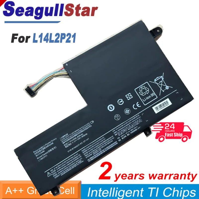 

SeagullStar L14L2P21 Аккумулятор для ноутбука LENOVO Yoga 500-14ISK S41-70 S41-75 S41-70AM-IFI S41-35 L14M2P21 2ICP6/54/90 7,4 В 30 Втч