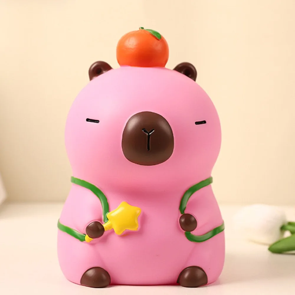 Savings Tank Capybara Piggy Bank Decorative Model Capybara Money Boxes Collectible Large Capacity Capybara Kids Storage Box