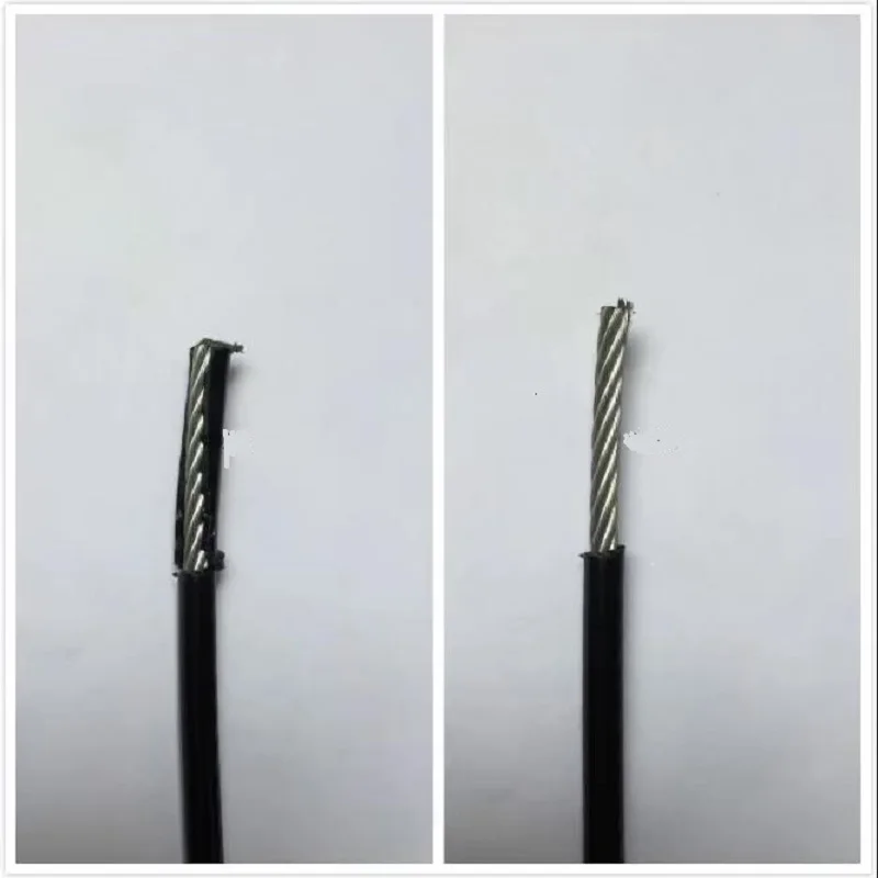 5mm 6mm Fitness GYM special wire rope 5/6mm diameter PU skin weight warehouse 800KG fitness equipment accessories
