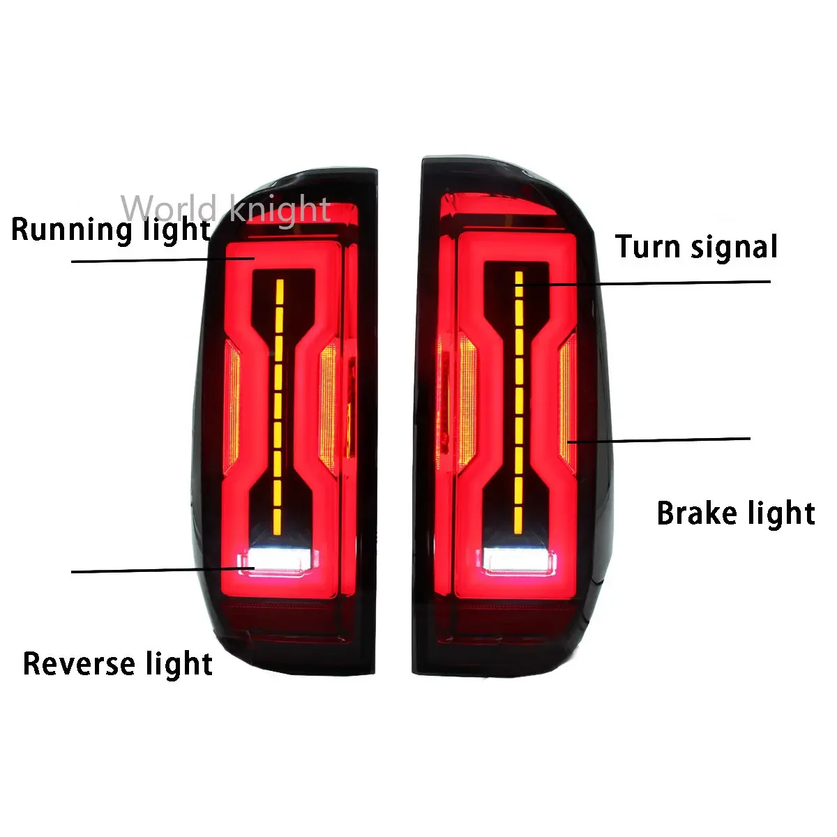 Car stying Case For Toyota Tundra 2014 2015 2016 2017 2018 2019 2020 LED taillights Turn Signal lights accessories