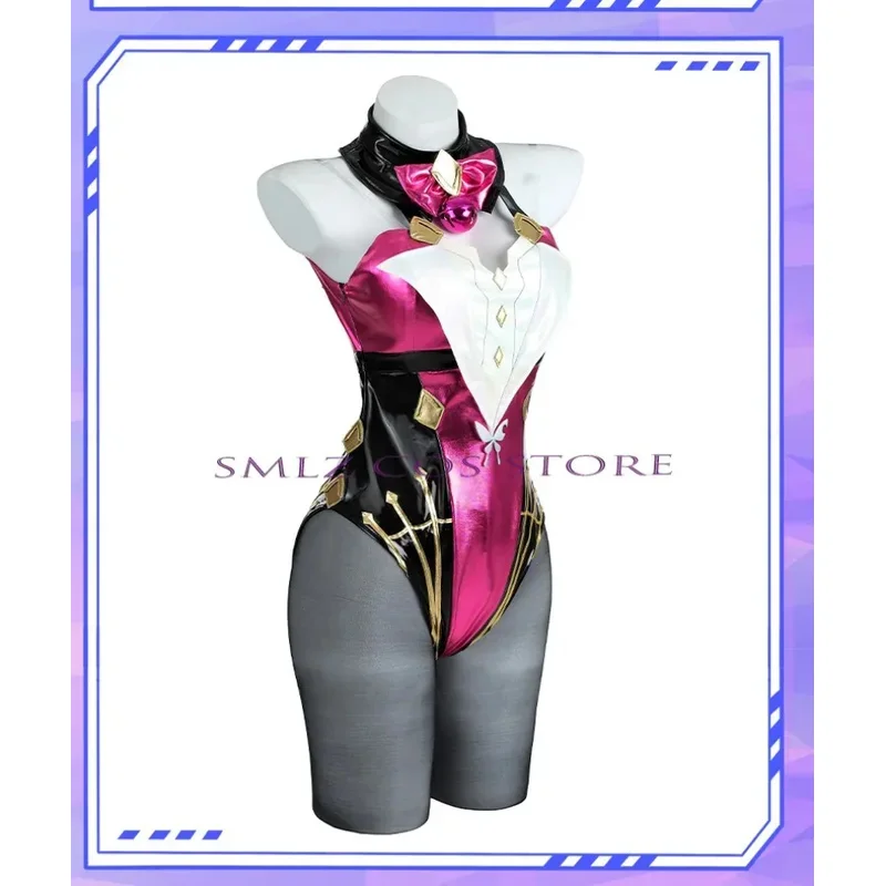 Rabbit Girl Kafka Cosplay Bodysuit Game Honkai Star Rail Bunny Girl Kafka Sexy Uniforms Wig Party Role Play Jumpsuit for Women