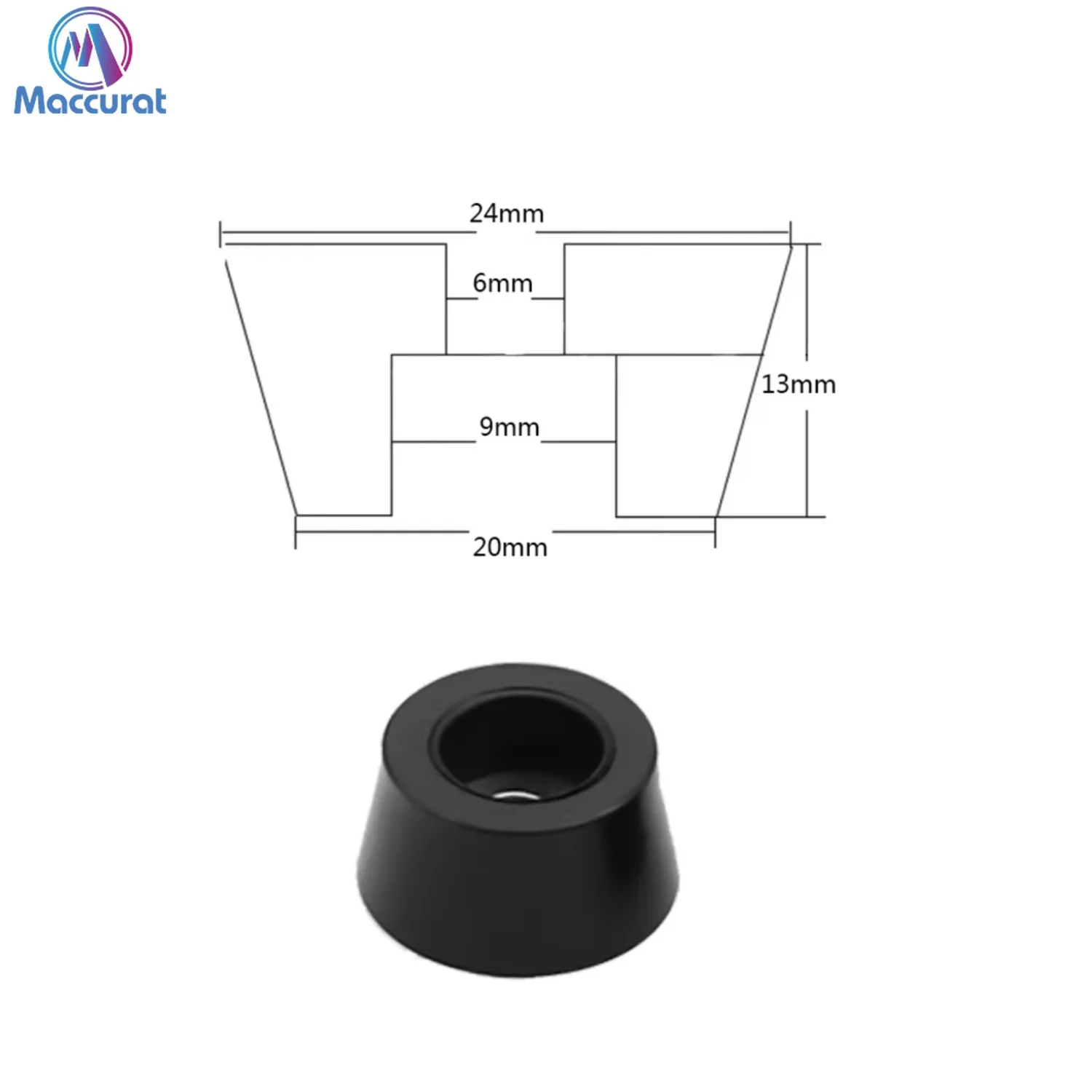 5/10Sets 3D Printing Ottomans Soft Rubber Feet for PRUSA I3 MK3 Ender3 2020 Profile 3D Printer Parts Anti-vibration Rubber