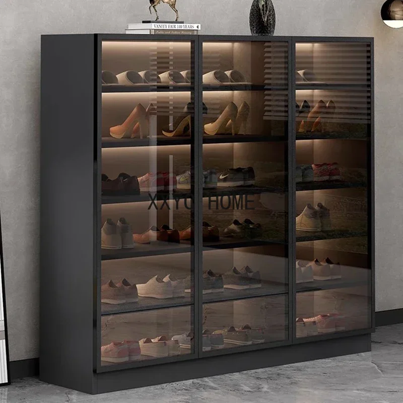 

Designer Living Room Shoe Rack Storage Luxury Space Saving Filing Shoe Cabinets Display Stand Muebles Para El Hogar Furniture