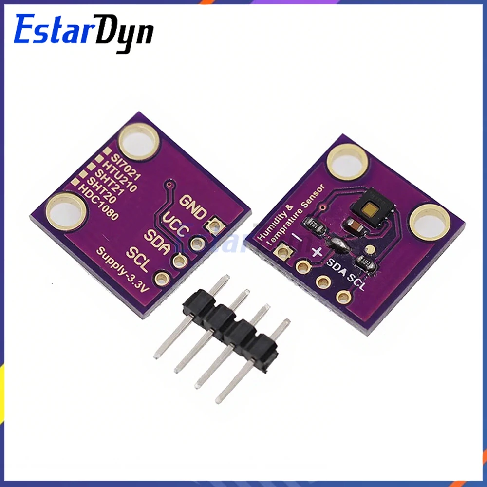 HDC1080 Digital Humidity Temperature Sensor Module GY-213V High Accuracy I2C Interface for Raspberry Pi