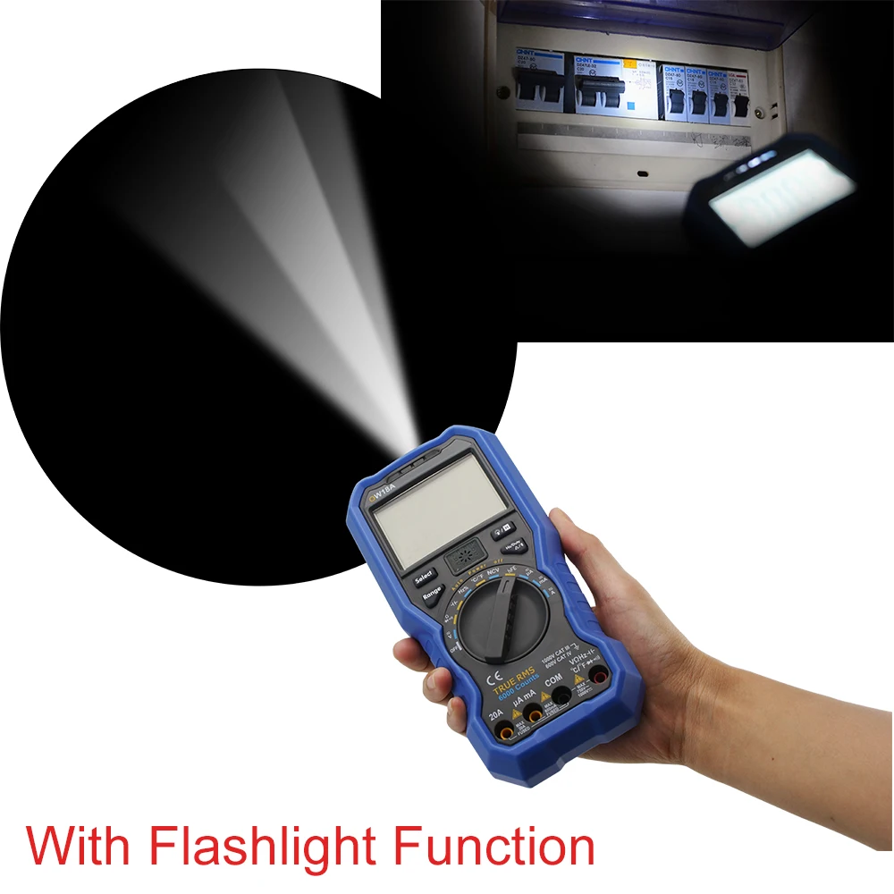 OWON OW18A OW18B 3 5/6 Smart Digital Multimeter Digital Supported True RMS Test NCV Non-contact Voltage Sense Multimeters