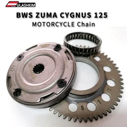 CYGNUS ZUMA BWS 125 Motorcycle Starter Clutch Assy with starter gear rim  For YAMAHA BWS125 ZUMA125 CYGNUS125 Racing Chain Gear