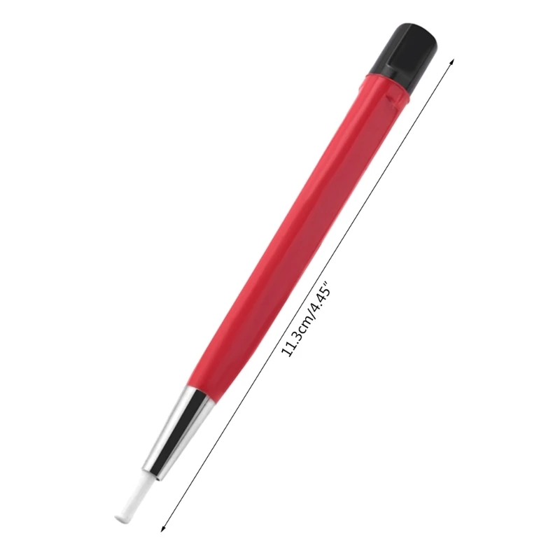 Cepillo para quitar óxido reloj, pluma fibra vidrio, latón, acero, limpieza, pulido arañazos, envío directo