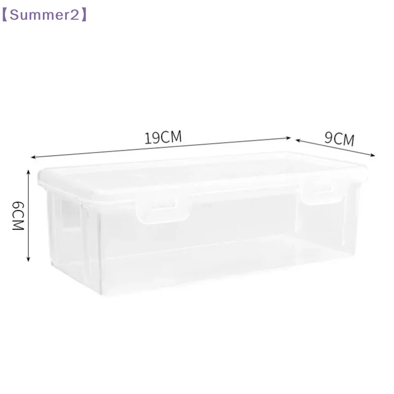 1PC Large Capacity Pencil Case Box PP Material Transparent Pencil Box Stackable Office Supplies Storage Organizer Box〔Sum2〕
