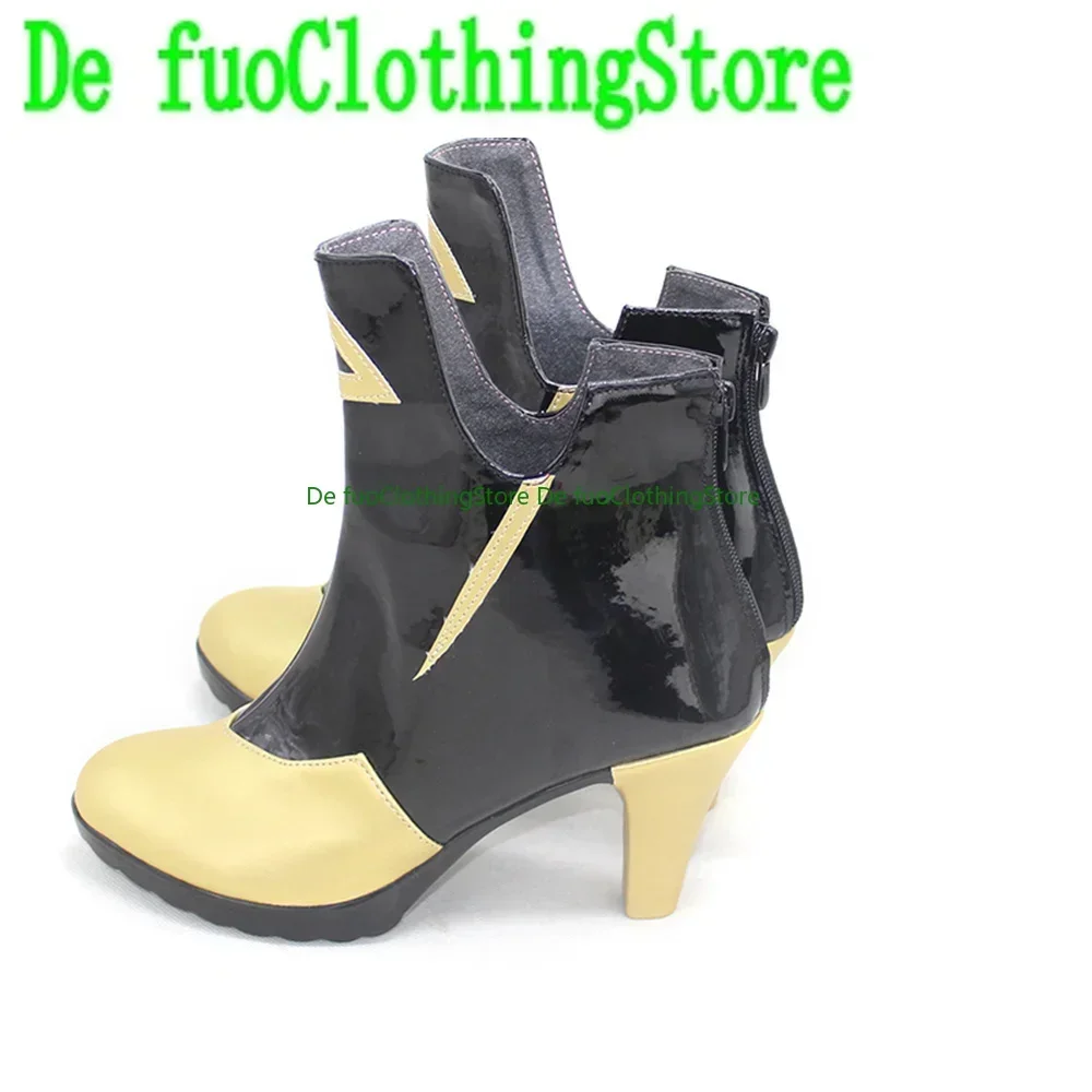 

DefuoClothing Arknights Carnelian Обувь для косплея Сапоги Игры Аниме Карнавал Хэллоуин Магазин обуви