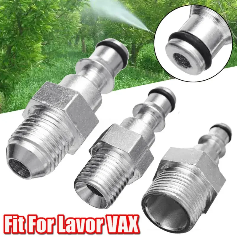 A03868 Hose Fitting Adapter Spare Yard Accessory Alloy For Lavor Quick Release Silver Tool Washer Wear-Resistant