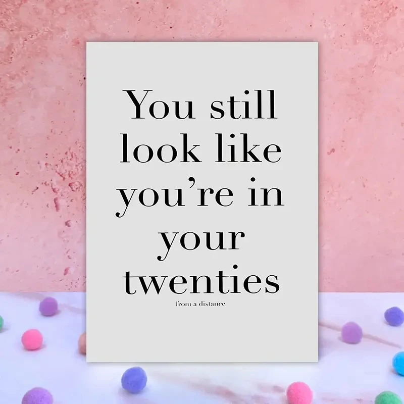 قطعة واحدة من بطاقة عيد الميلاد المضحكة مناسبة لصديقك للاحتفال بعيد الميلاد الثلاثين. هدية مثالية للعائلة والأصدقاء. #6