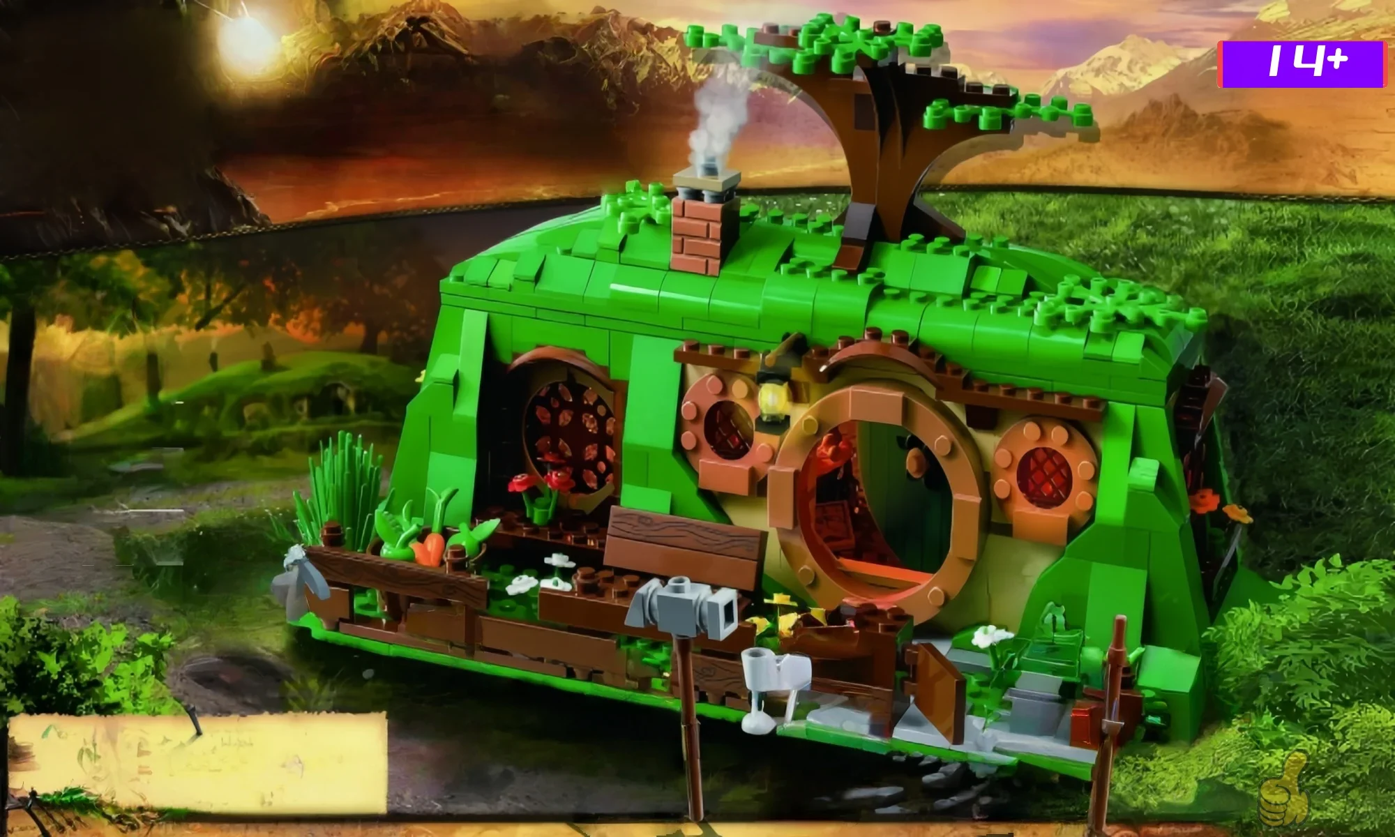 

In stock New style cottage life educational toys family team building creative model house holiday Christmas gifts for children