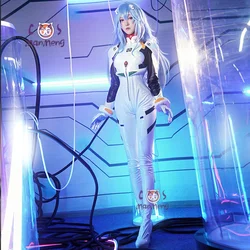EVA Cosplay Ayanami Rei Anime EVA Carnival party costume sexy one-piece bodysuit headwear hand jewelry shoulder armor Woman set