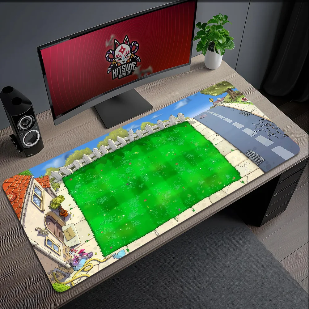 Mouse Defense Pad MousePad Non-slip Game Lockedge Office Student Gaming Thickened Zombies Large Writing Pad P-Plants Cushion