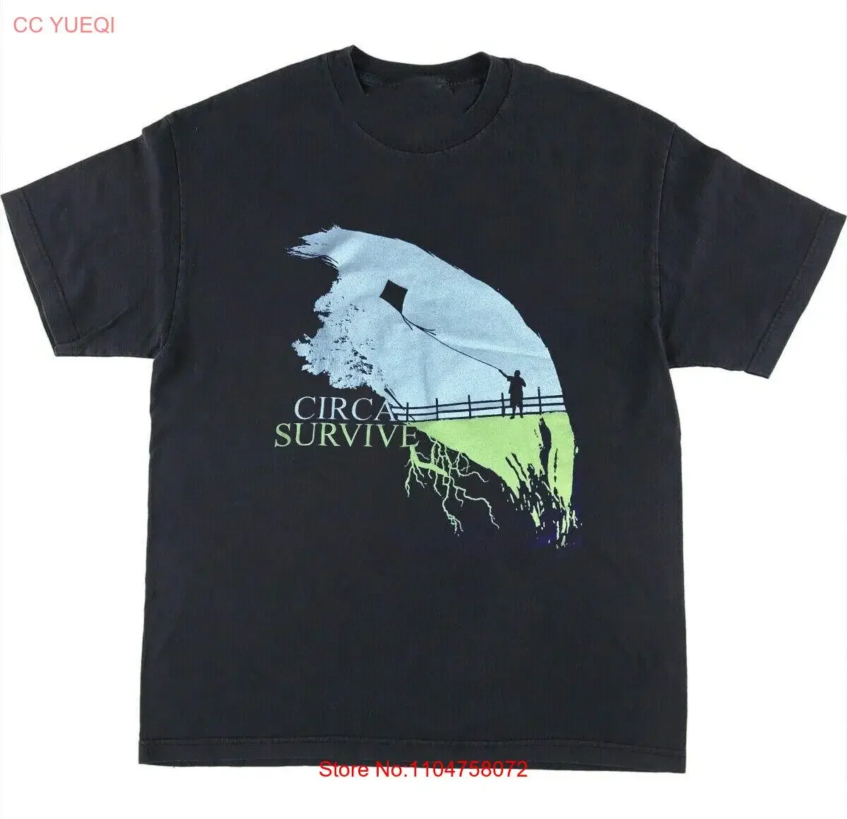 

New Circa Survive T Shirt Indie Rock Band For Fans S 5XL JU174 vintage Washed Casual Breathable Stretched designer clothes