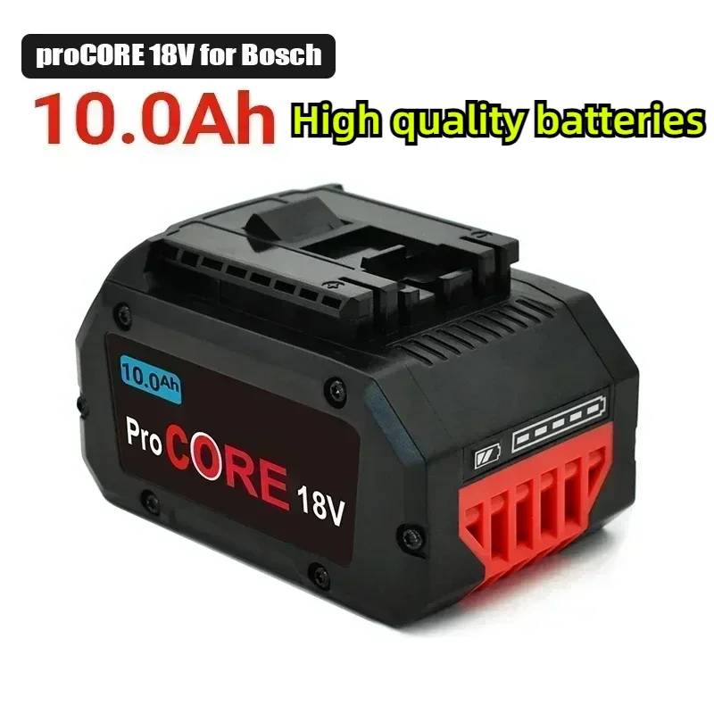 100% New Pro Core 18V 10.0Ah Lithium-Ion Battery Pack GBA18V80 for Bosch 18 Volt MAX Cordless Power Tool Drills,