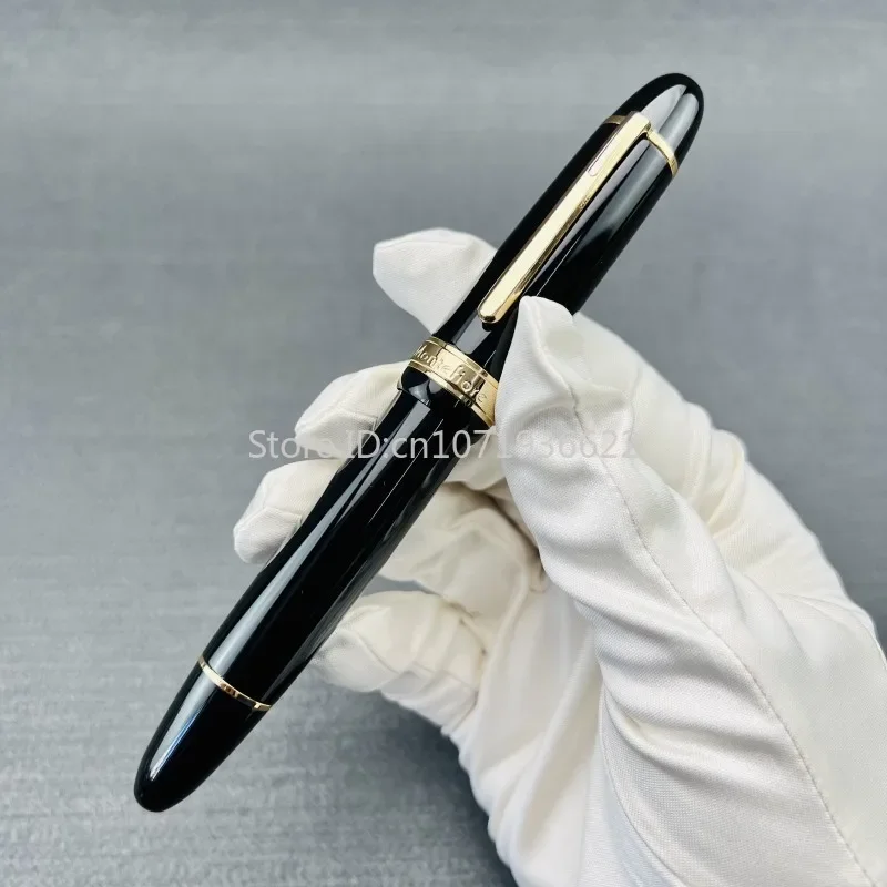 

Montefiore German Design Brass Metal Ballpoint Pen 0.5-0.6mm Black Schmidt Refill Rollerball Pen Writing Stationery Gift