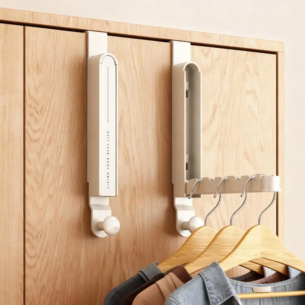 

Folding Drying Rack Hidden Door Back Hook Collapsible Wall Hook Travel Portable Drying Rack without installation Towel Hanger