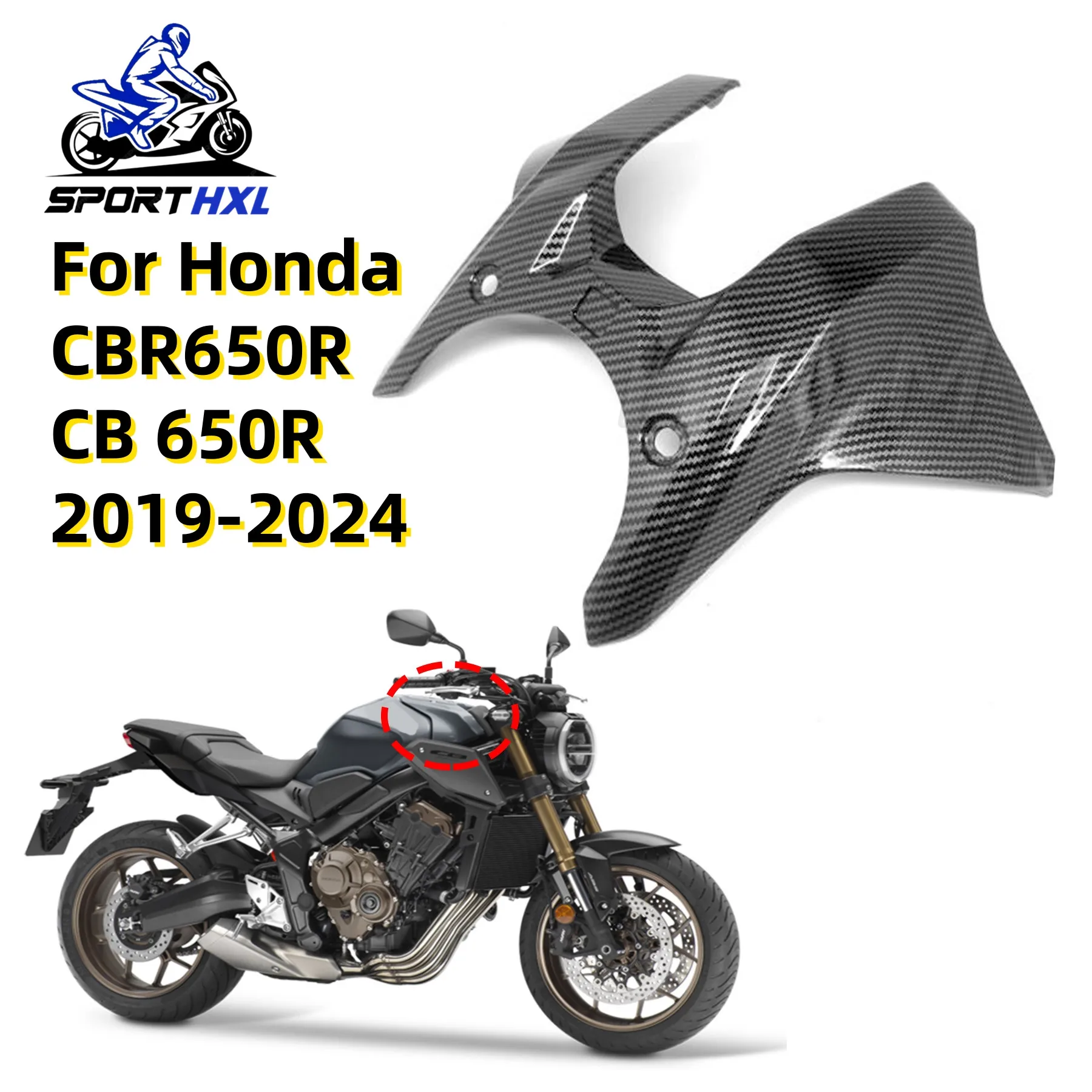Custom Painted CB Moto Fuel Gas Tank Cover Protector Guard Fairing Fits Honda CBR650R CB650R CBR 650R 2019 2020 2021 2022 2023 2