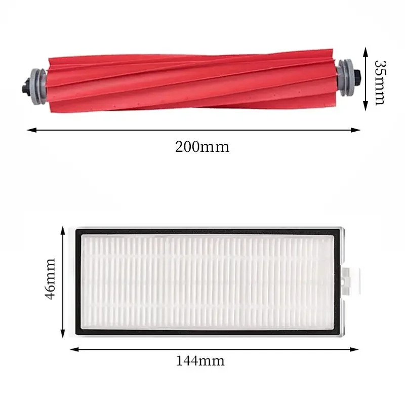 For Roborock Q7 Max Dust Bag Hepa Filter Parts Q7 Max+ / T8 Main Side Brush Mop Cloth Robot Vacuum Cleaner Accessories