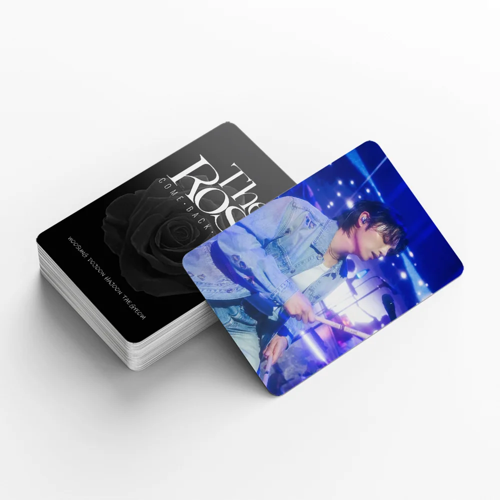 92 Celebrity Mini Cards Rock Boy Band The Rose Merchandise Collectible Photo Card Stickers LOMO Cards Gift
