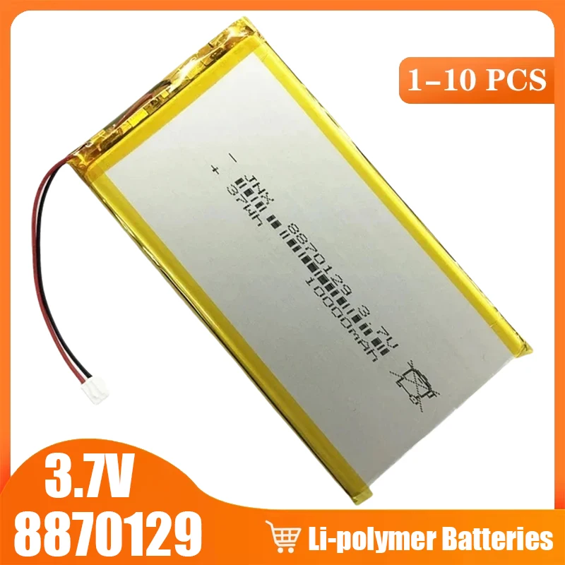 Original 8870129 3.7V 10000mAh large capacity rechargeable lithium polymer battery high power high quality suitable for tablets