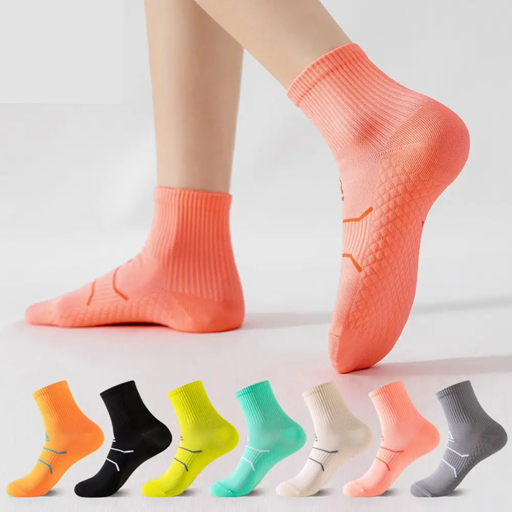 Breathable Bike Socks Male Hosiery Middle Tube Socks Sport  Socks Athletic Cycling Socks Short Socks Travel Socks Boat Sock