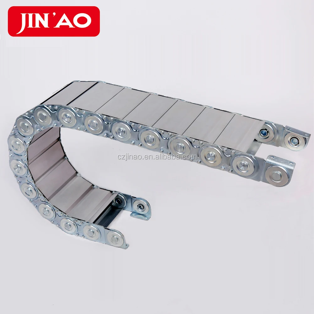 TLG Flexible Cable Tray Drag Chains Steel Tank Tracks From JIN'AO - view 5