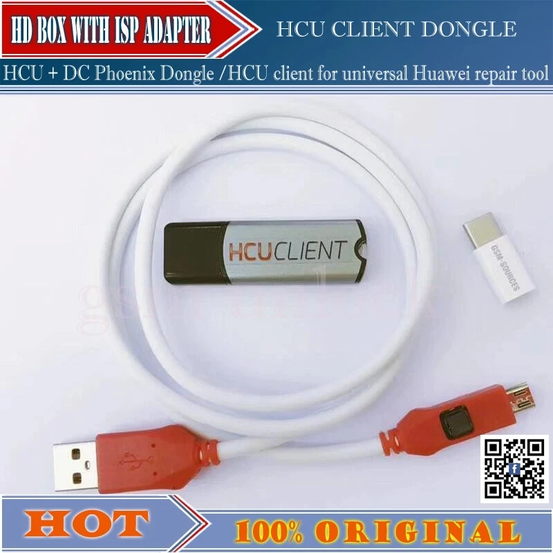 HCU Dongle + cable DC Phoenix Phone converter for Huawei with Micro USB