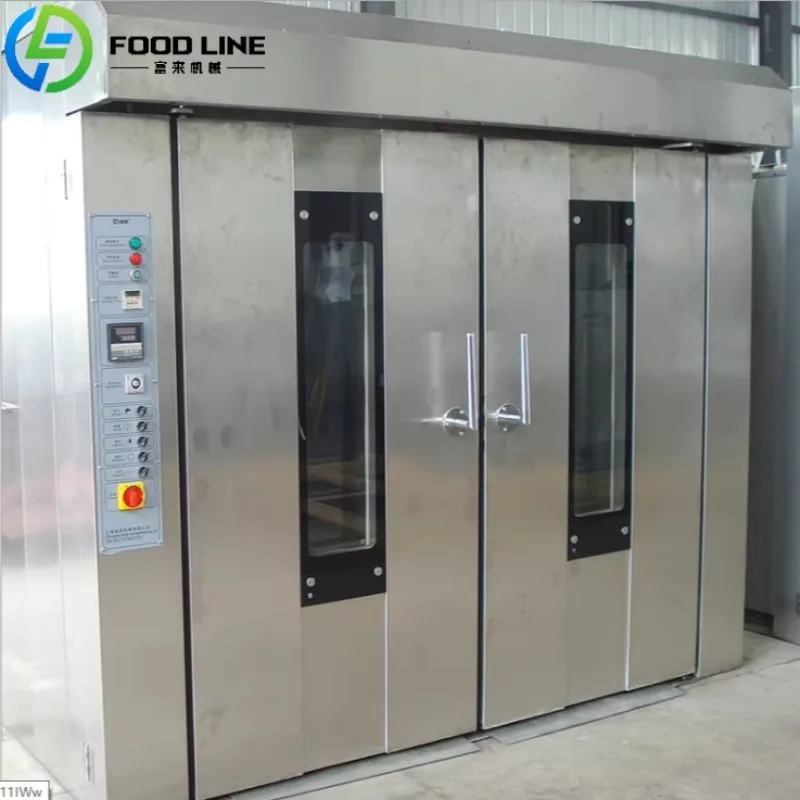 Customized Rotating Gas Pizza Oven Diesel Heat Rotating Chicken Vertical Italian Rotating Oven For Professional Use