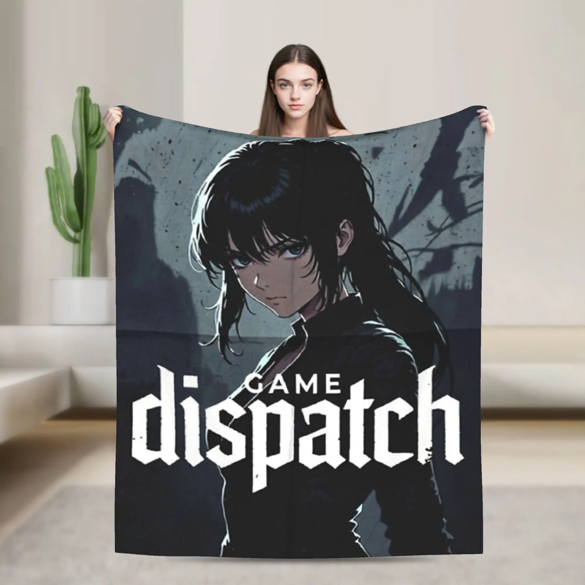 

Dispatch Game Blanket Coral Fleece Plush Warm Throw Blankets for Bedroom Sofa Bed Rug