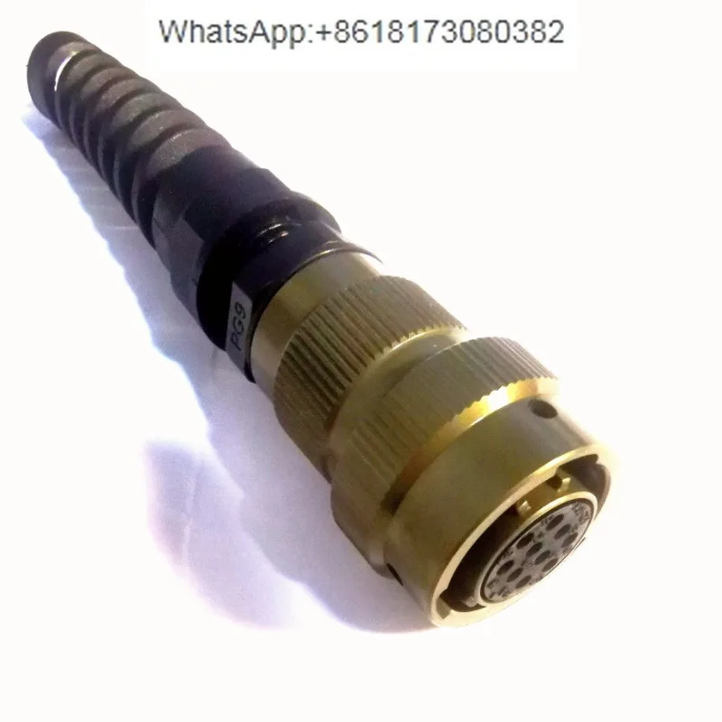 

High-Precision 10-Pin Aviation Plug 3116F12-10S with PG Cable Gland Quick-Connect Industrial Connector