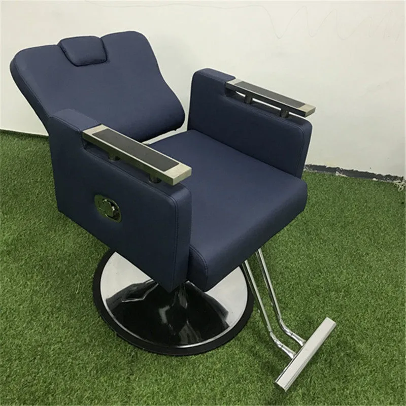 Sillas de barbero modernas para champú, sillas giratorias de lujo para barbería, sillas para trabajo facial y maquillaje, silla de manicura, muebles para salón de belleza